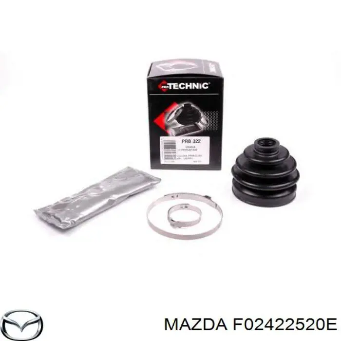 F02422520E Mazda junta homocinética interior delantera izquierda