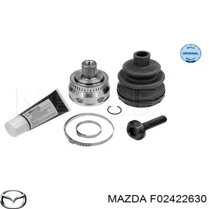 F06922530 Mazda fuelle, árbol de transmisión delantero exterior