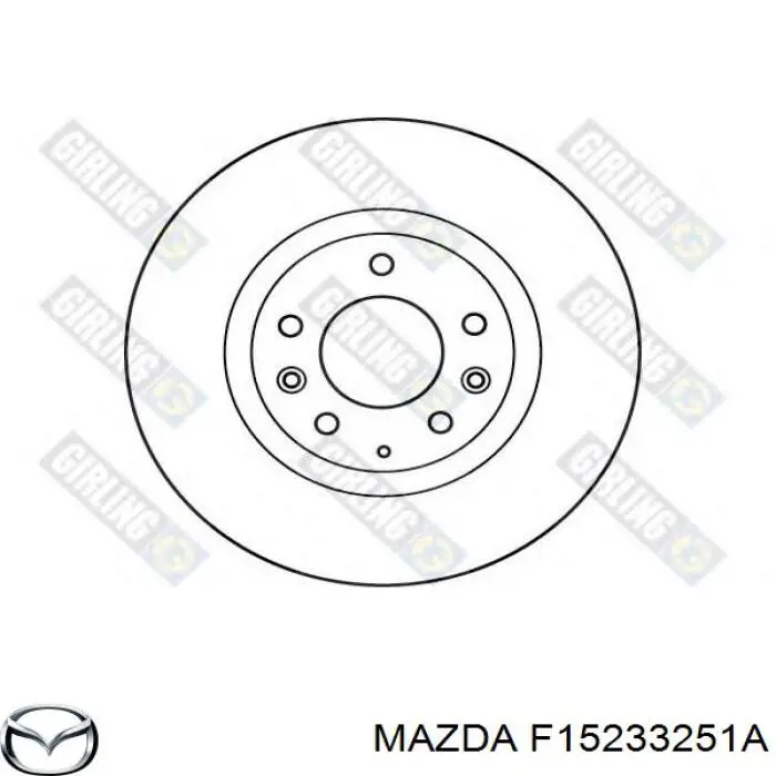 F15233251A Mazda freno de disco delantero