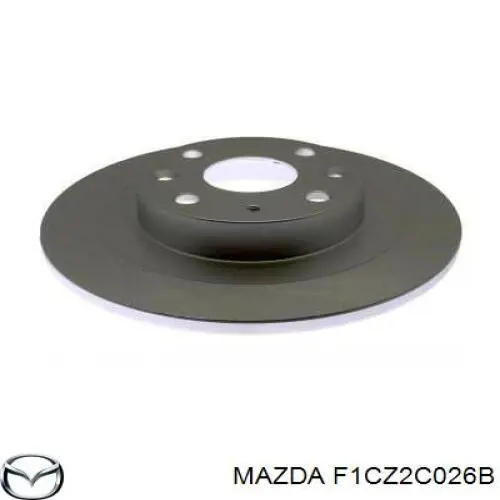 Disco de freno trasero Mazda 323 BG