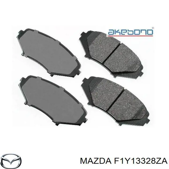 F1Y13328ZA Mazda pastillas de freno delanteras