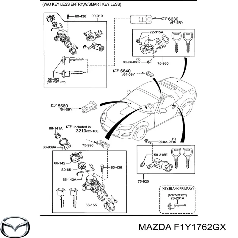 F1Y1762GX Mazda 
