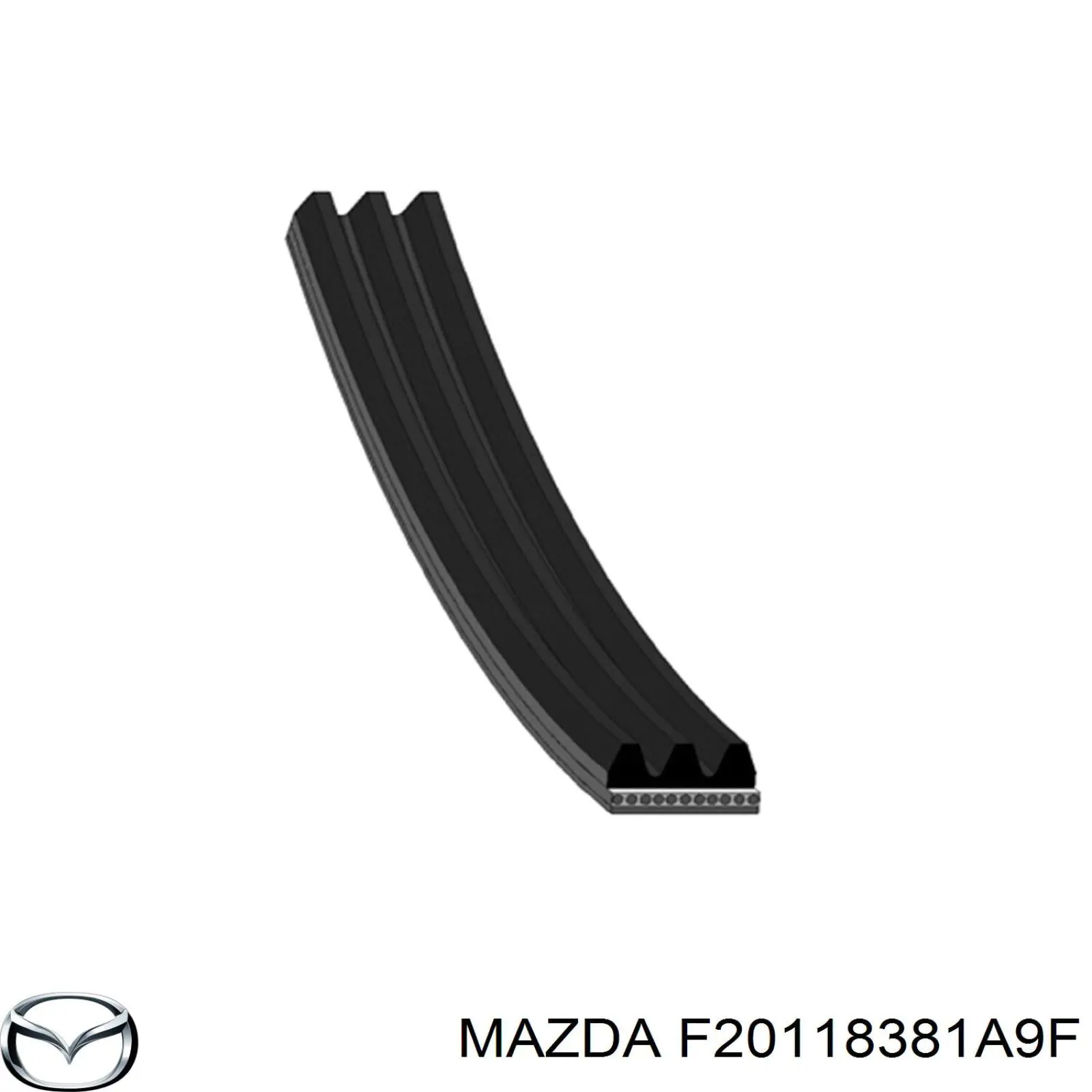 F20118381A9F Mazda correa trapezoidal