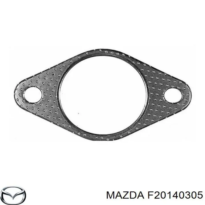 F20140305 Mazda junta, tubo de escape silenciador