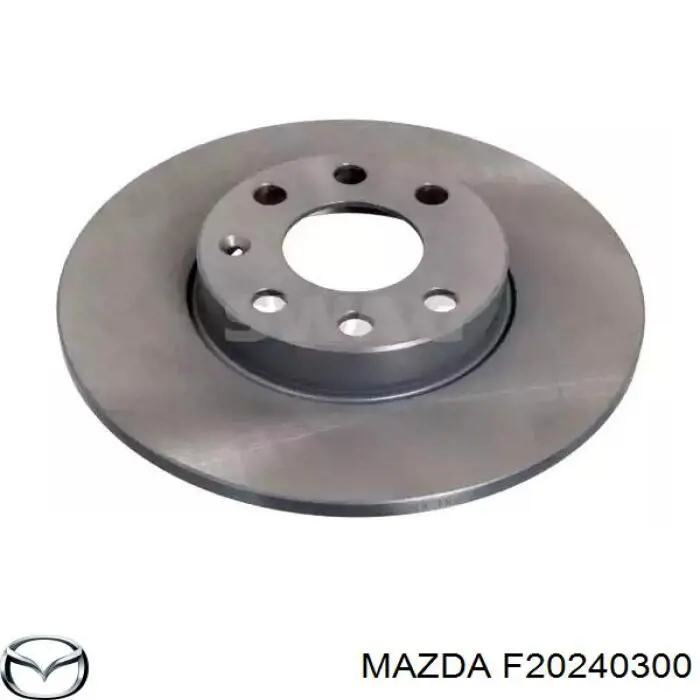 F20240300A Mazda silenciador del medio