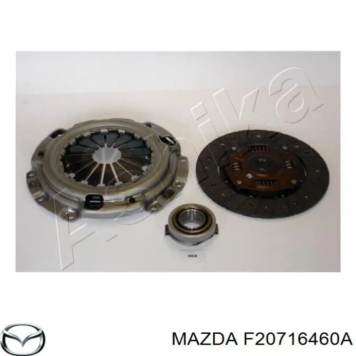 F207-16-460A Mazda disco de embrague