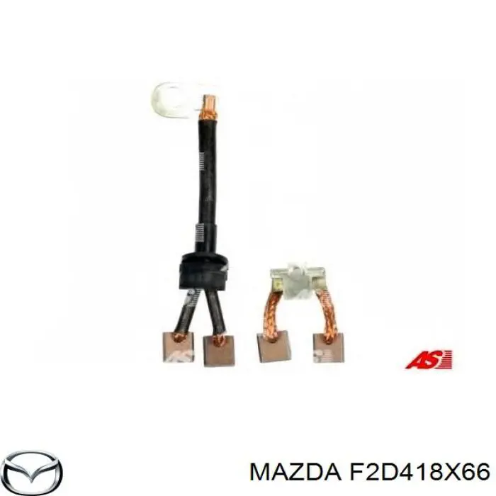 F2D418X66 Mazda escobilla de carbón, arrancador