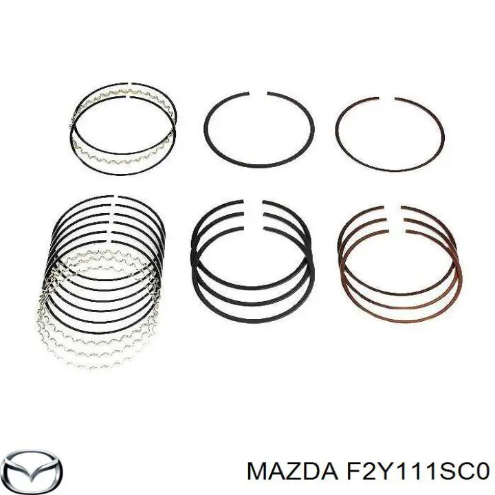 Aros de pistón para 1 cilindro, STD 800048910000 Kolbenschmidt