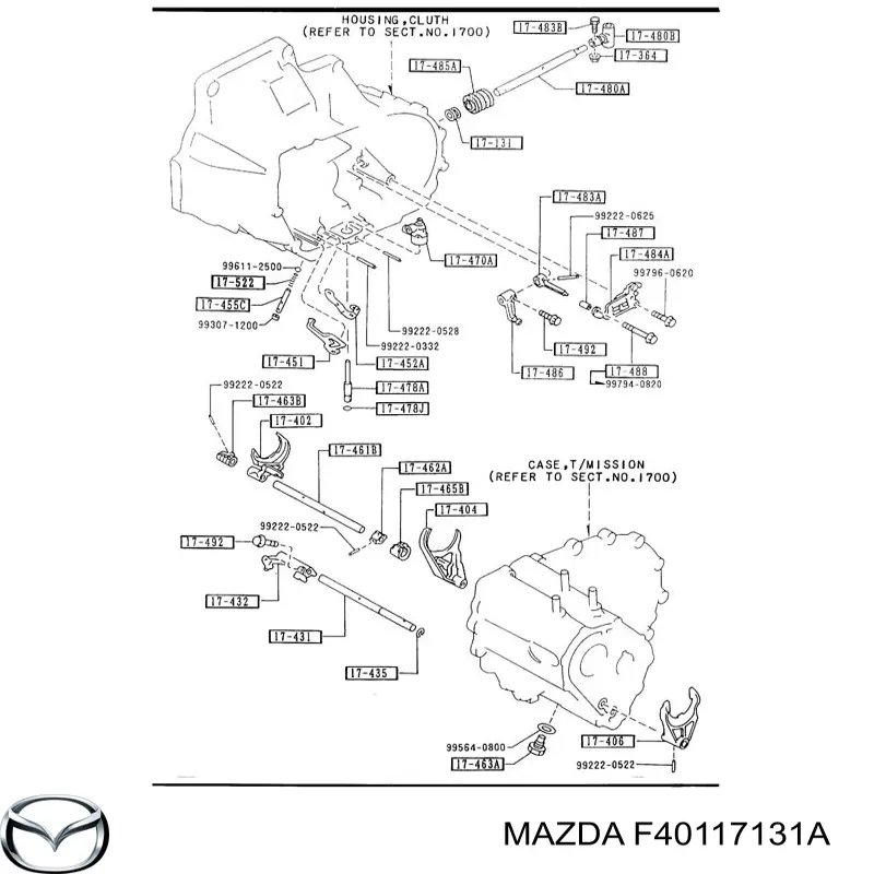 Retén palanca selectora Mazda F40117131 precio, desde 6,15 EUR