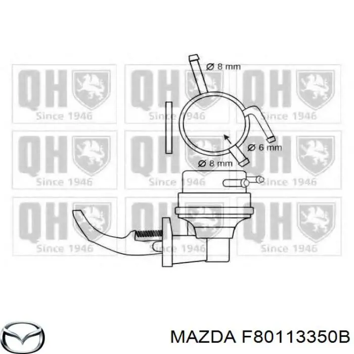 Comprar F80113350B Mazda Bomba de combustible mecánica