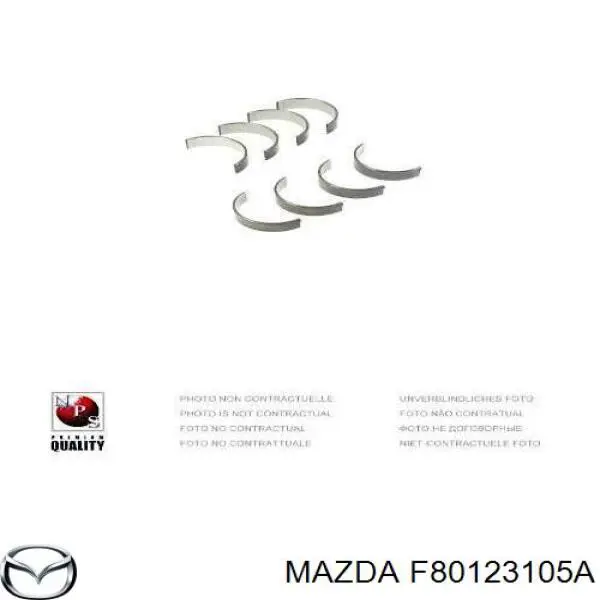 F80123105A Mazda cojinetes de biela