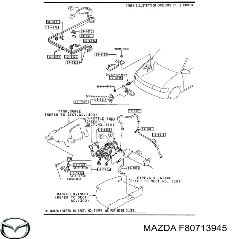 F80713945 Mazda 