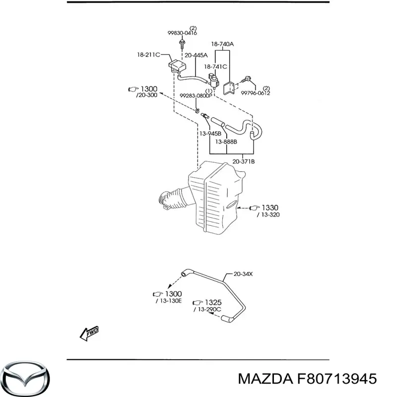  Mazda F80713945 precio, desde  