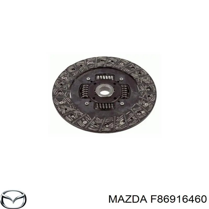 F86916460 Mazda disco de embrague