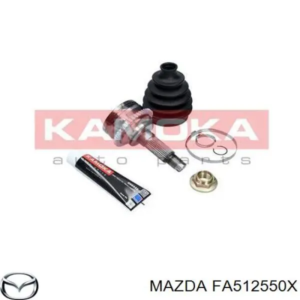 FA512550X Mazda árbol de transmisión delantero derecho