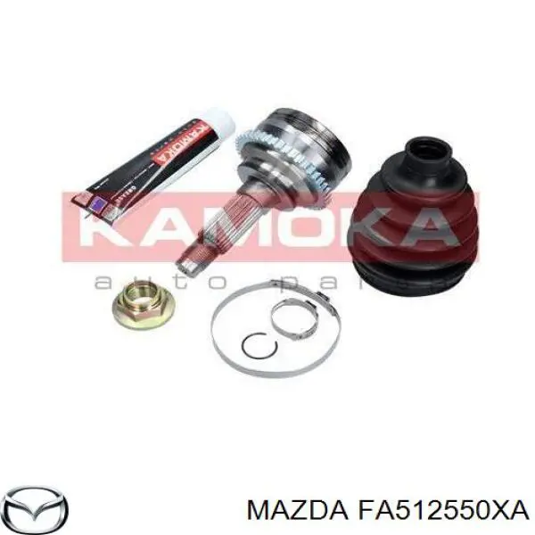 FA512550XA Mazda árbol de transmisión delantero derecho