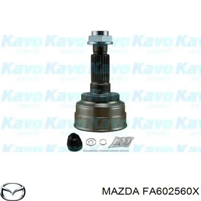 FA602560X Mazda árbol de transmisión delantero izquierdo