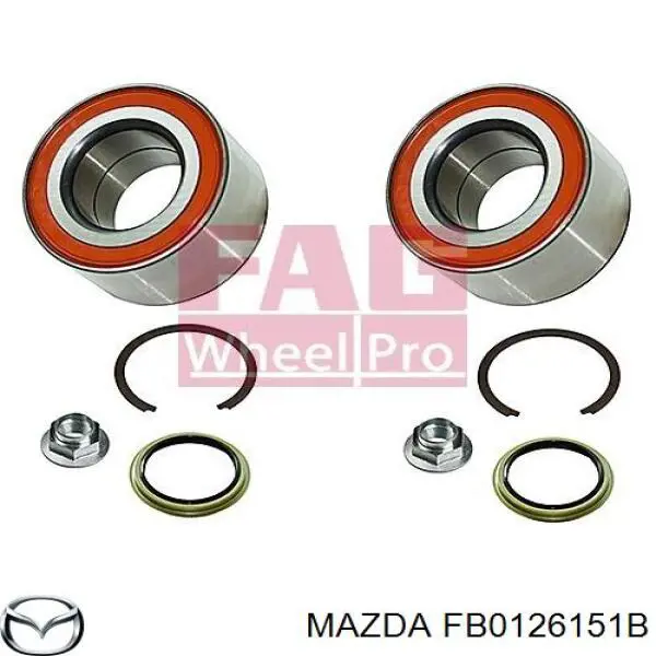 Comprar FB0126151B Mazda Cojinete de rueda delantero