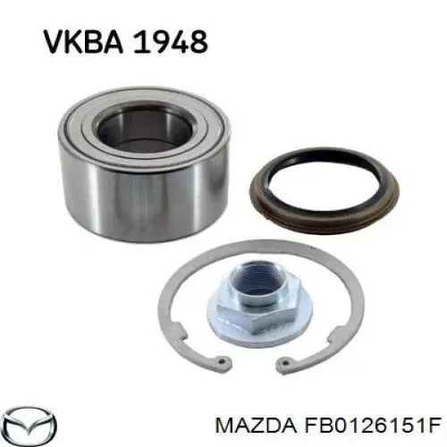 FB0126151F Mazda cojinete de rueda delantero