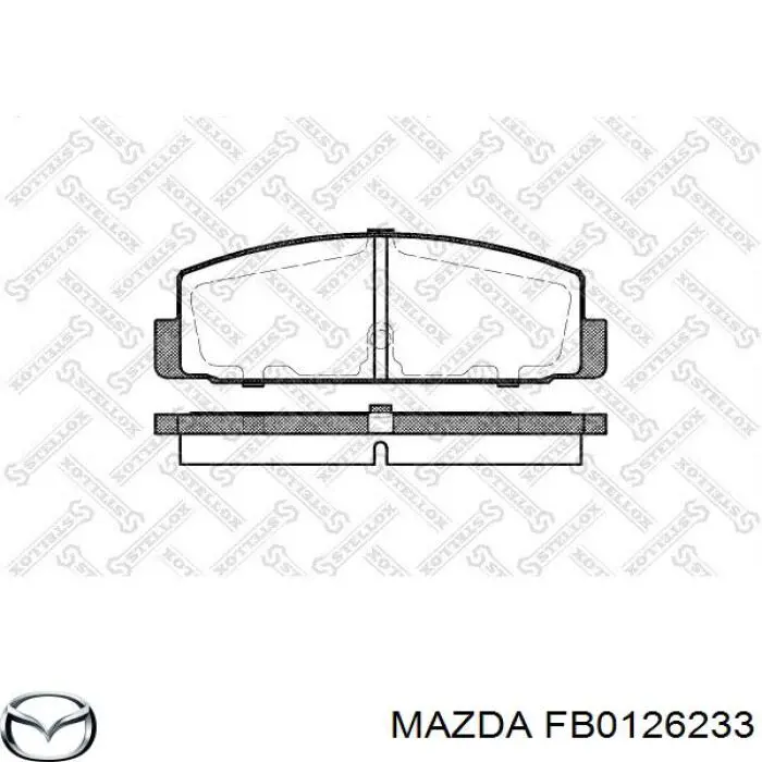 FB0126233 Mazda pastillas de freno traseras