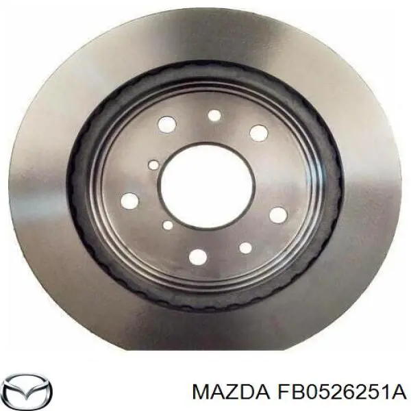 FB0526251A Mazda disco de freno trasero