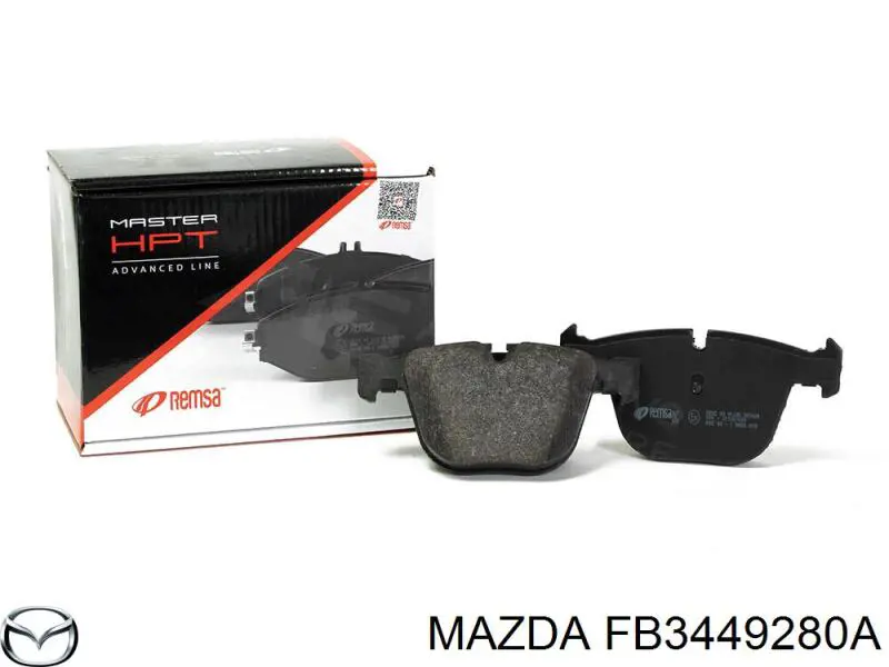 FB3449280A Mazda pastillas de freno delanteras