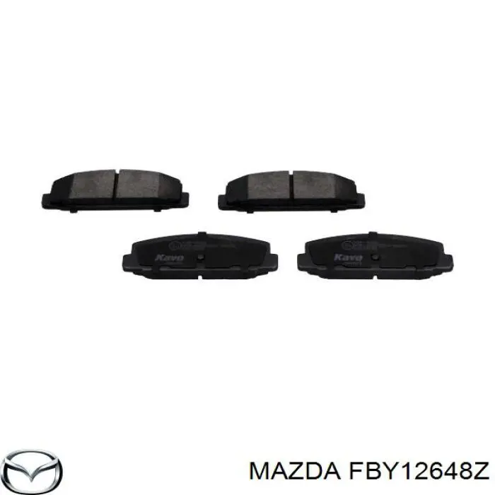 FBY12648Z Mazda pastillas de freno traseras
