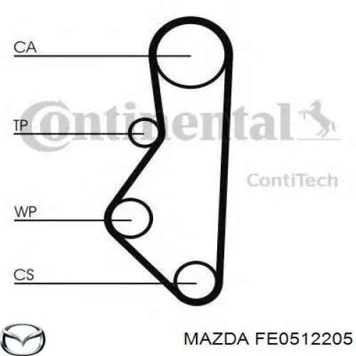 FE0512205 Mazda correa distribucion