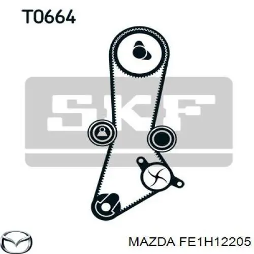 Correa distribución FE1H12205 Mazda