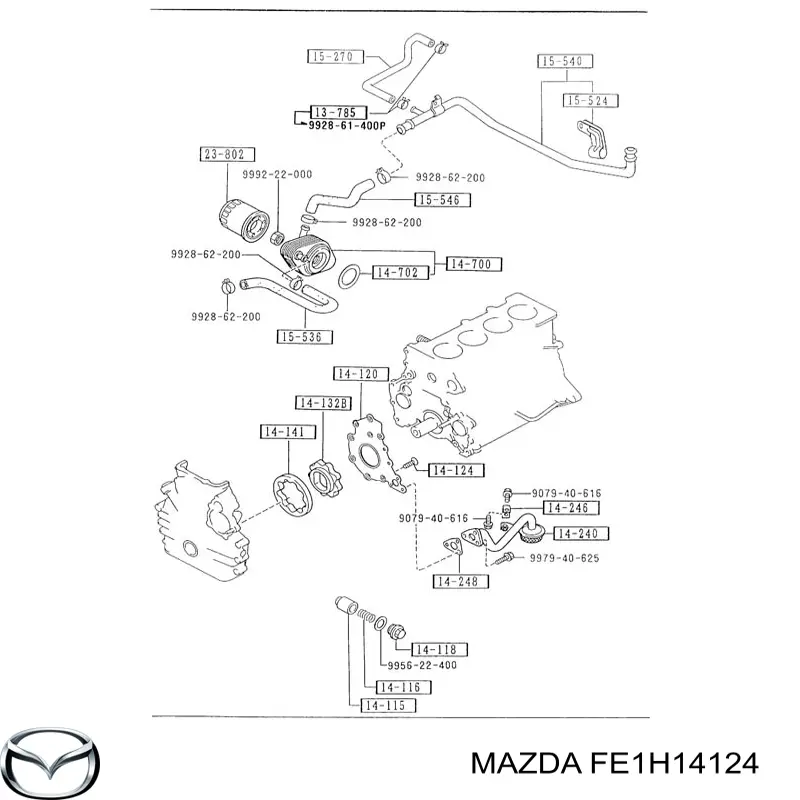 FE1H14124 Mazda