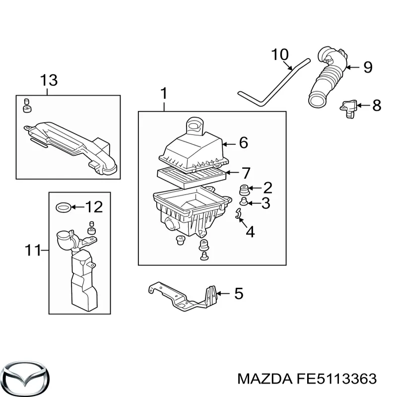 FE5113363 Mazda