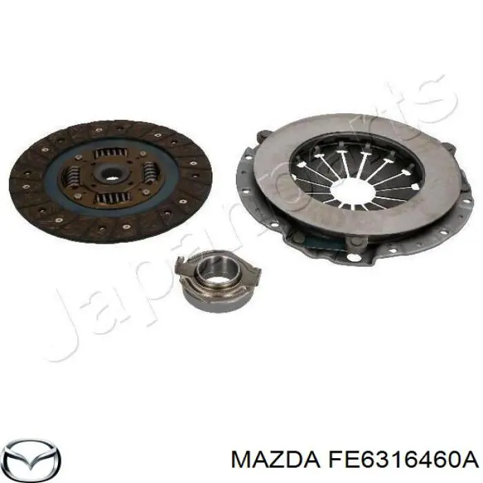 FE63-16-460A Mazda disco de embrague