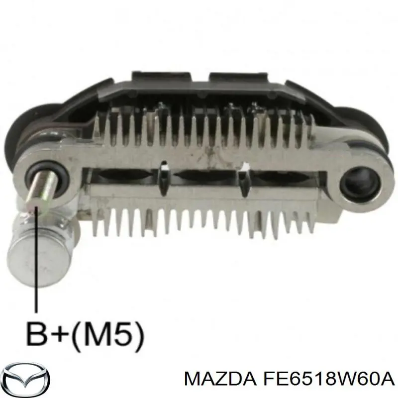 FE6518W60A Mazda puente de diodos, alternador