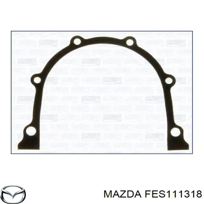 F80111318 Mazda junta de tapa trasera de cigüeñal