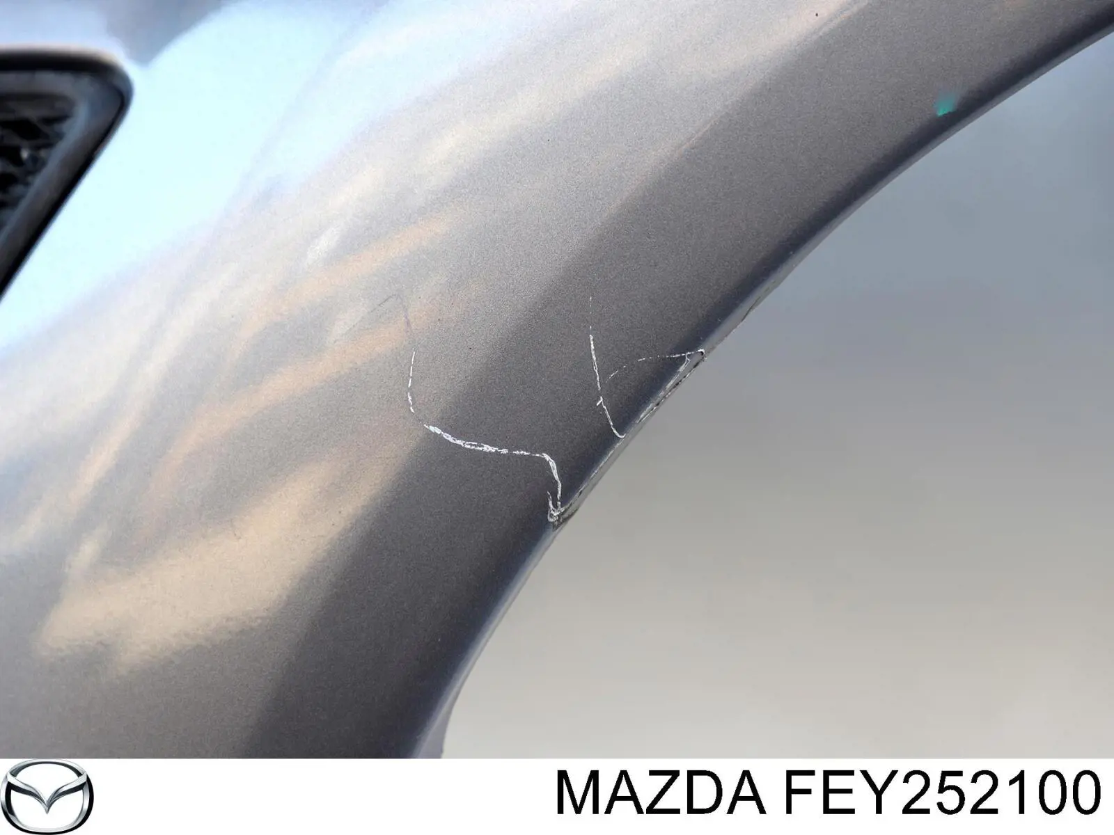 Guardabarros delantero derecho para Mazda RX-8 (SE)