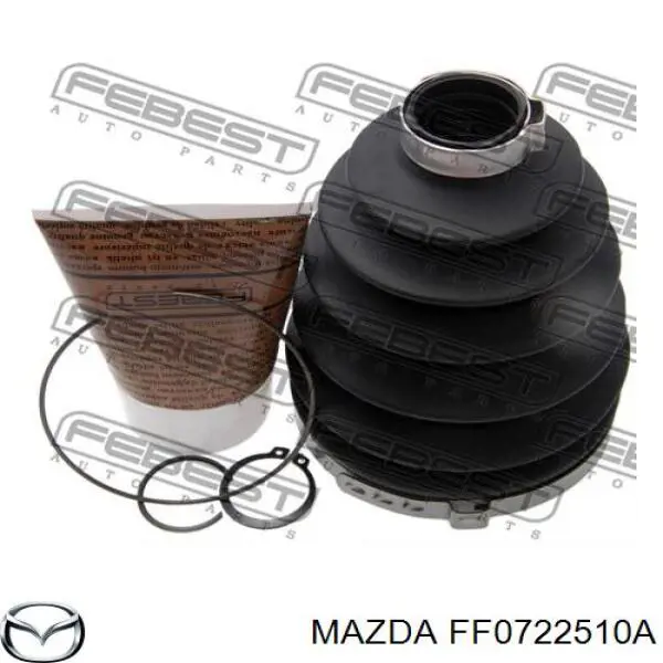 FF0722510A Mazda fuelle, árbol de transmisión delantero exterior