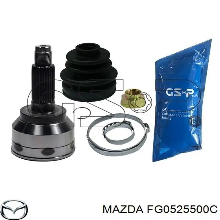 Árbol de transmisión delantero derecho para Mazda 3 (BK12)