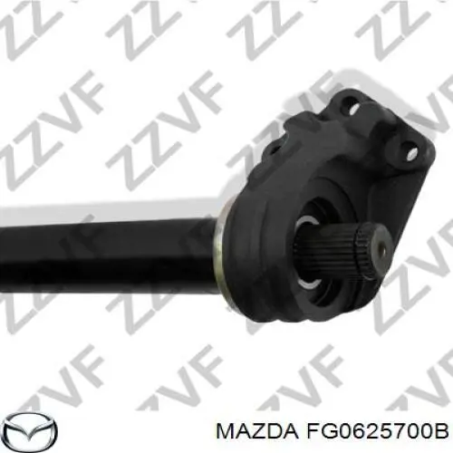 FG0625700B Mazda semieje de transmisión intermedio