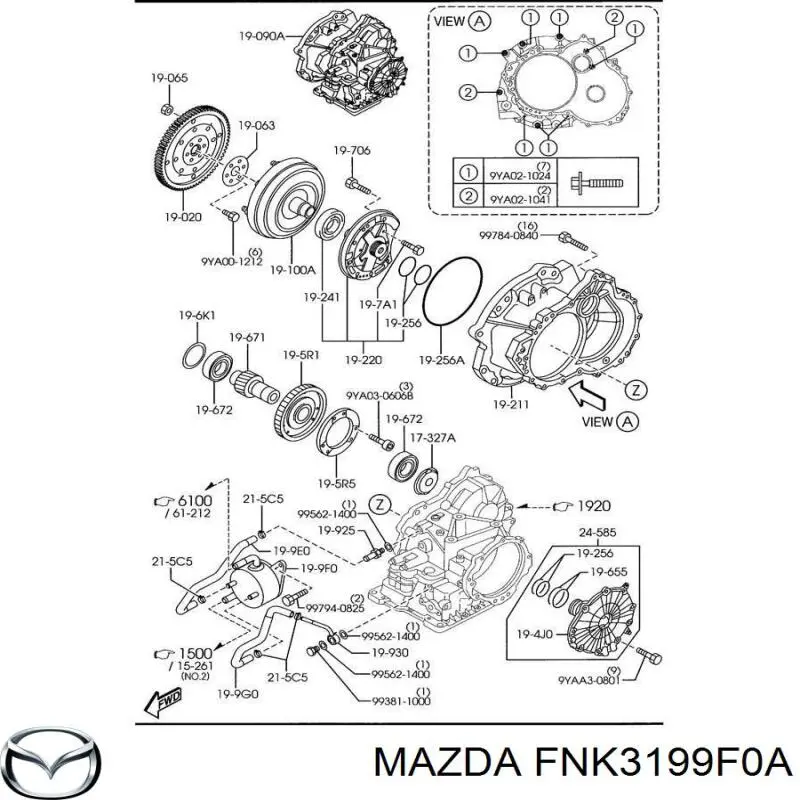 Comprar FSKC199F0 Mazda Radiador de refrigeración de la transmisión