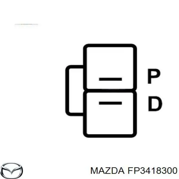 Alternador del motor Mazda FP3418300 precio, desde 56,63 EUR