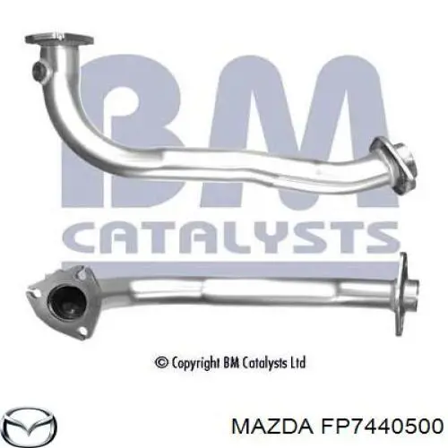 FP7440500 Mazda tubo de admisión del silenciador de escape delantero