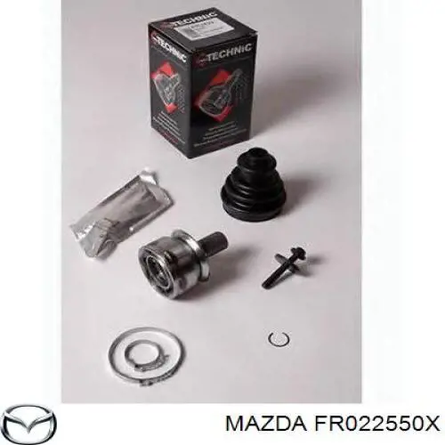 FR022550X Mazda árbol de transmisión delantero derecho