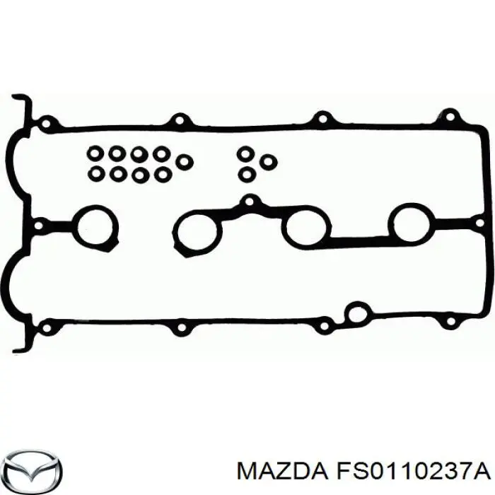 Junta, Tapa de culata de cilindro, Anillo de junta para Mazda MX-3 (EC)