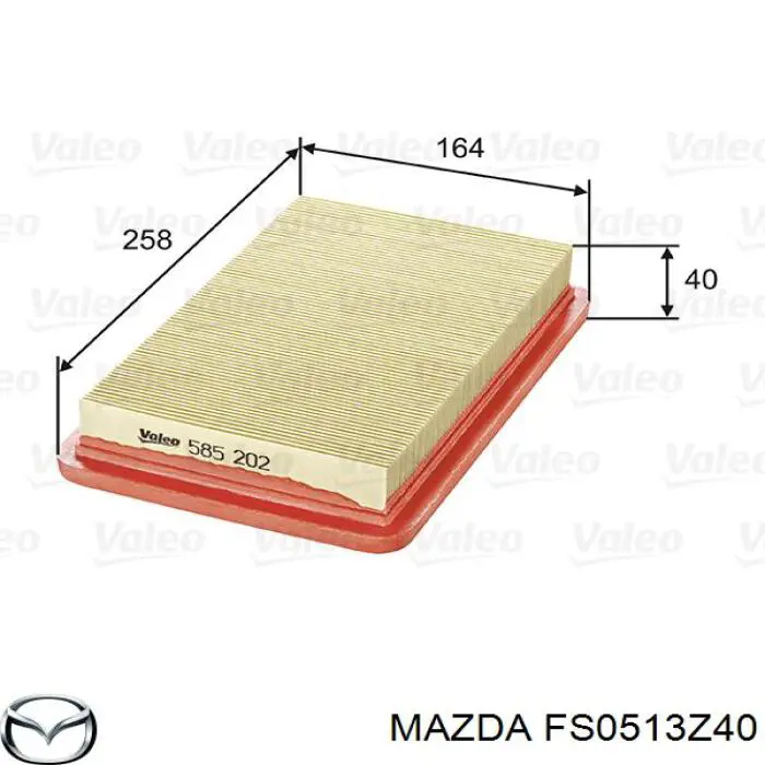 Comprar FS0513Z40 Mazda Filtro de aire