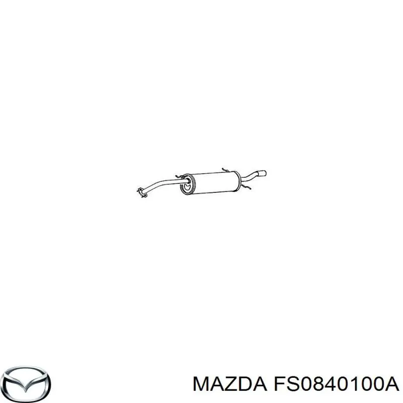 Silencioso trasero Mazda 626 IV