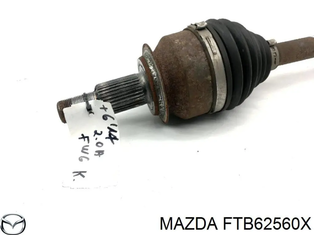 Semieje delantero izquierdo Mazda FTB62560X precio, desde 100,26 EUR