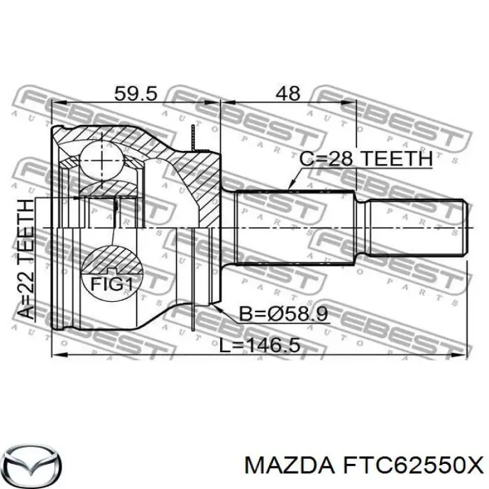 Junta homocinética exterior delantera Metzger 7110201 precio, desde 49,19 EUR