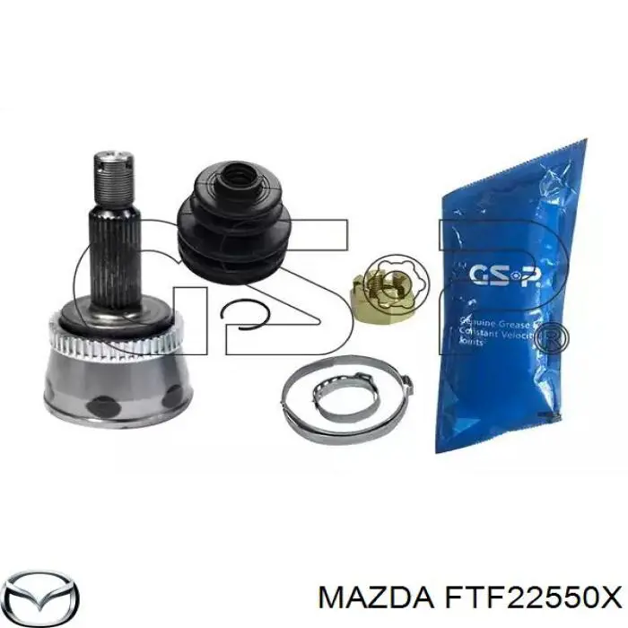 FTF22550X Mazda árbol de transmisión delantero derecho