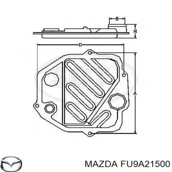 Filtro de transmisión automática Mazda FU9A21500 precio, desde 23,89 EUR