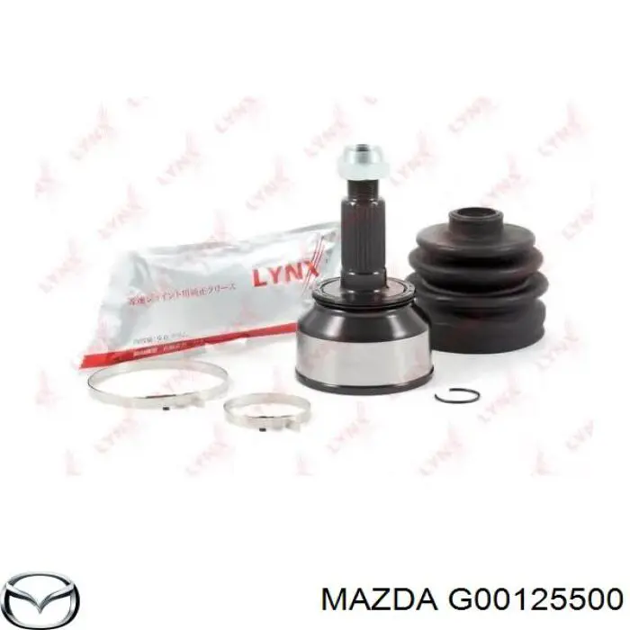 G00125500 Mazda árbol de transmisión delantero izquierdo